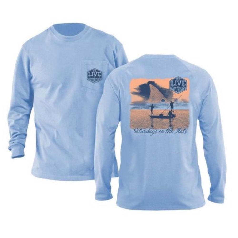 We Live for Saturdays LS Tee